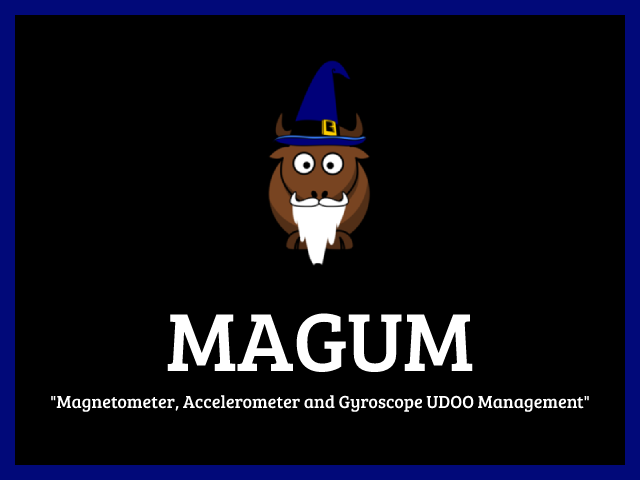 MAGUM – “Magnetometer, Accelerometer and Gyroscope UDOO Management”